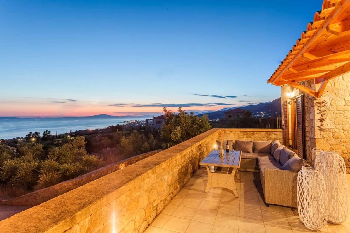 Mani Panoramic Seaviews - Luxury Summer Haven Λεύκτρο Εξωτερικό φωτογραφία